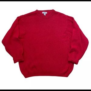 Vtg LL Bean Sweater Mens XL 100% Shetland Wool Made In Ireland